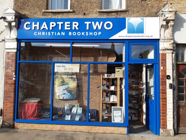 The Chapter Two Christian Bookshop shop front