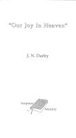 Our Joy in Heaven