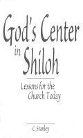 God’s Centre in Shiloh - Lessons for the Church Today