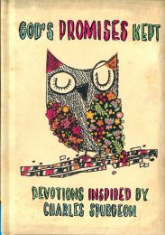 God's Promises Kept, Devotions Inspired by Charles Spurgeon