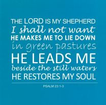 Blank Card, Psalm 23:1-3 (BC01)