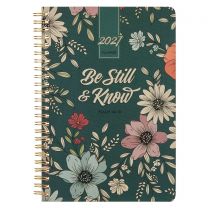 Spiral Weekly Planner 2027 - Be Still & Know