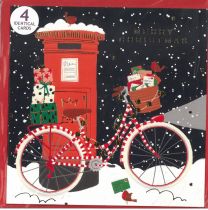 4 Identical Christmas cards (15473)