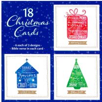 Christmas Card Box of 18 TC40090