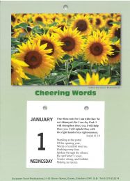 Cheering Words Calendar 2025