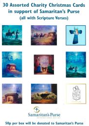 30 Assorted Charity Christmas Cards GMC068