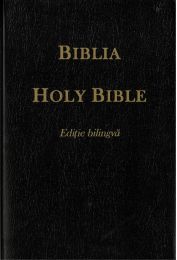 Romanian/English Bible