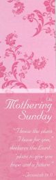 Mothering Sunday Bookmark, I know (pink flowers)