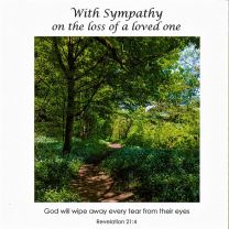 Sympathy Card CV137