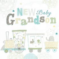 New Baby Grandson Card CL294