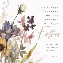 Sympathy Card for Father