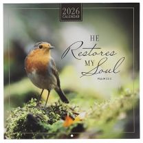 He Restores My Soul 2026 Calendar
