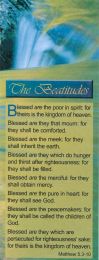 10 Identical Bookmarks - The Beatitudes (BG05)