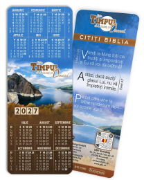 Romanian Bookmark Calendar 2027