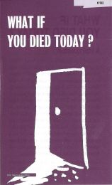 What if you Died Today? (Pack of 1000)