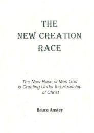 The New Creation Race