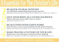 8 Essentials for the Christian's Life