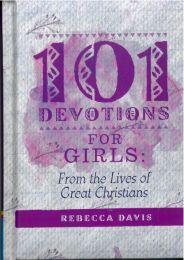 101 Devotion for Girls- From the Lives of Great Christian