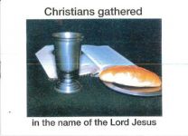 Christians gathered in the name of the Lord Jesus (Pack of 10)