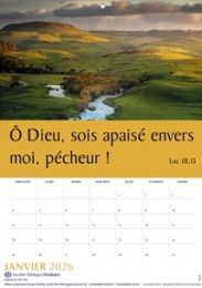 French Words of Life Calendar 2026 (TBS)