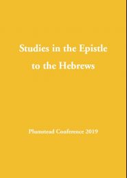 Studies in the Epistle to the Hebrews 2019