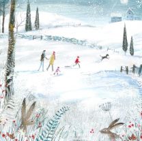 Christmas Cards, Winter Landscape, M1684
