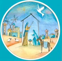 Christmas Card, Nativity, 18243