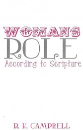 Woman’s role According to Scripture