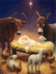 Christmas Cards, Away in a Manger, 16122