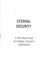 Eternal Security