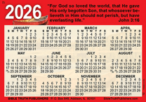 Wallet 2026 Calendar