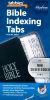 Bible Indexing Tabs, Mini Silver-Edged