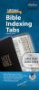 Bible Indexing Tabs, Large Print Silver-Edged