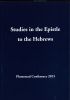 Studies in the Epistle to the Hebrews 2015