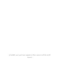 Blank Card, Psalm 8:1 (S136)