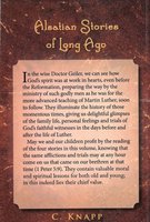 Alsatian Stories of Long Ago