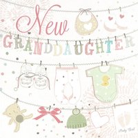 New Baby Granddaughter Card CL293
