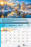 Gospel of Peace 2027 Calendar with verses for Outreach