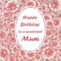 Birthday Card Mum CS288