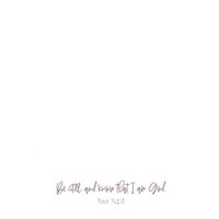 Blank Card, Be Still Ps 46:10 (SD6016)