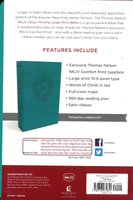 NKJV Value Large Print Thinline Bible, Turquoise Leathersoft