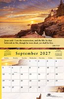 Gospel of Peace 2027 Calendar with verses for Outreach
