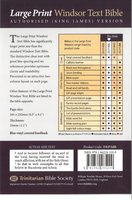 Large Print Windsor Text Bible, Blue (35LP/ABL)