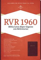 Spanish Bible, Large Print, Brown Bonded Leather