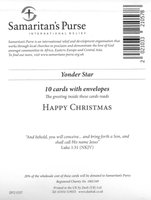 10 Christmas Cards "Yonder Star" SP21057