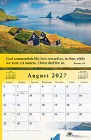 Gospel of Peace 2027 Calendar with verses for Outreach