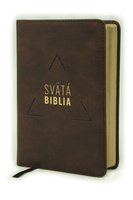 Slovak Bible, Pocket size, Brown