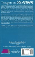 Thoughts on Colossians