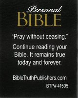 Personal Mini Bible