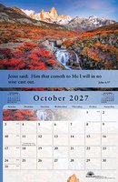 Gospel of Peace 2027 Calendar with verses for Outreach